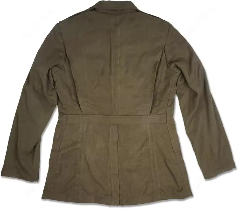 1st Coat WWII US Jacket Retro Uniform Men's Trench Coat Replica WW2 Vintage Cotton Jackets