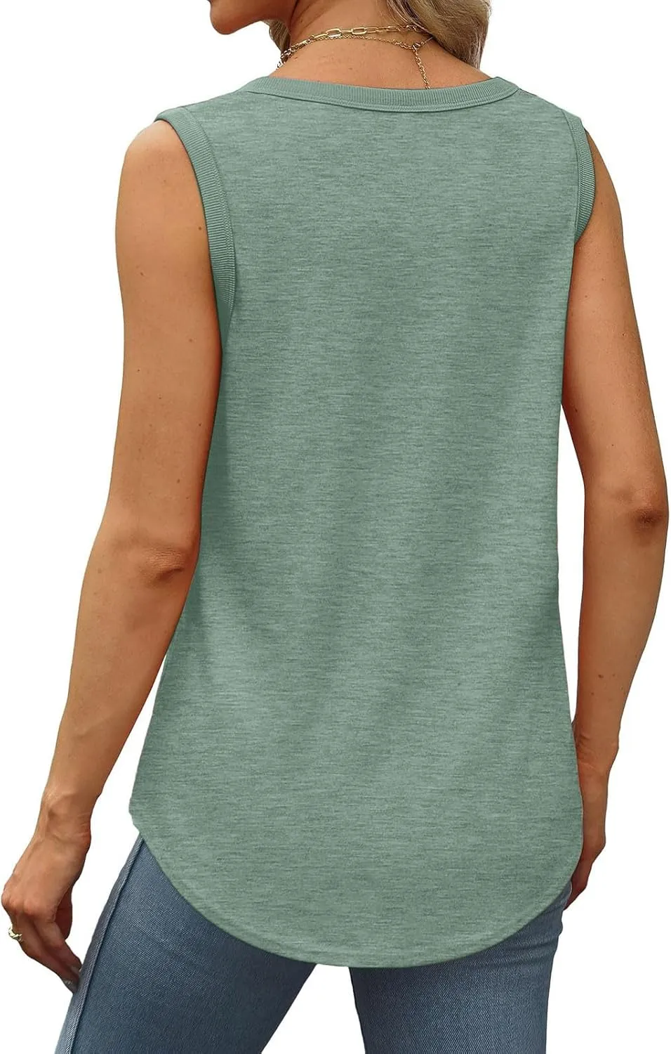 2 Pack Tank Tops for Women Athletic Spring Cami T-Shirts 2025 Racerback Basic Summer 2024 Camisole Fashion Clothes