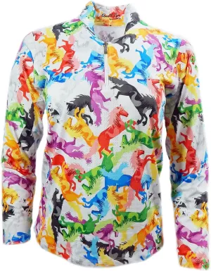 Anni Lyn Sportswear Women's ProAire Printed Long Sleeve Shirt