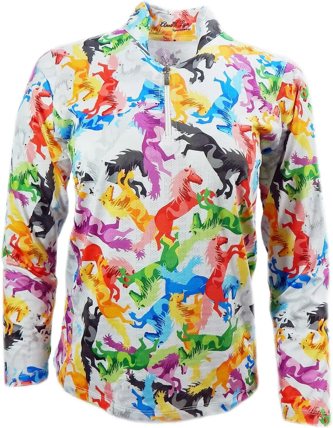 Anni Lyn Sportswear Women's ProAire Printed Long Sleeve Shirt