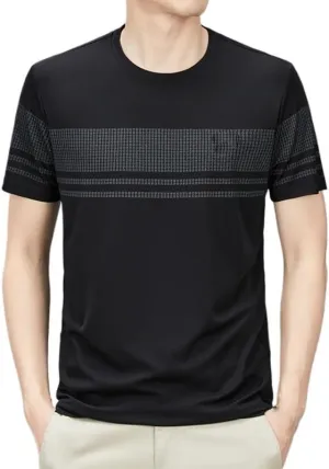 Breathable Men's Undershirts White Tee Shirts Cotton Crew T-Shirts Moisture Wicking Summer Unisex Adult Short Sleeve Gear