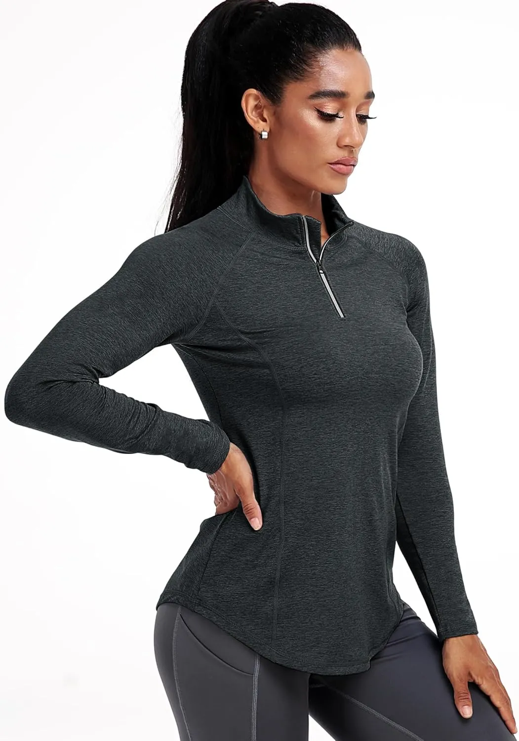 CADMUS Women's Long Sleeve Shirts for Workout Athletic Hiking Shirts Yoga
