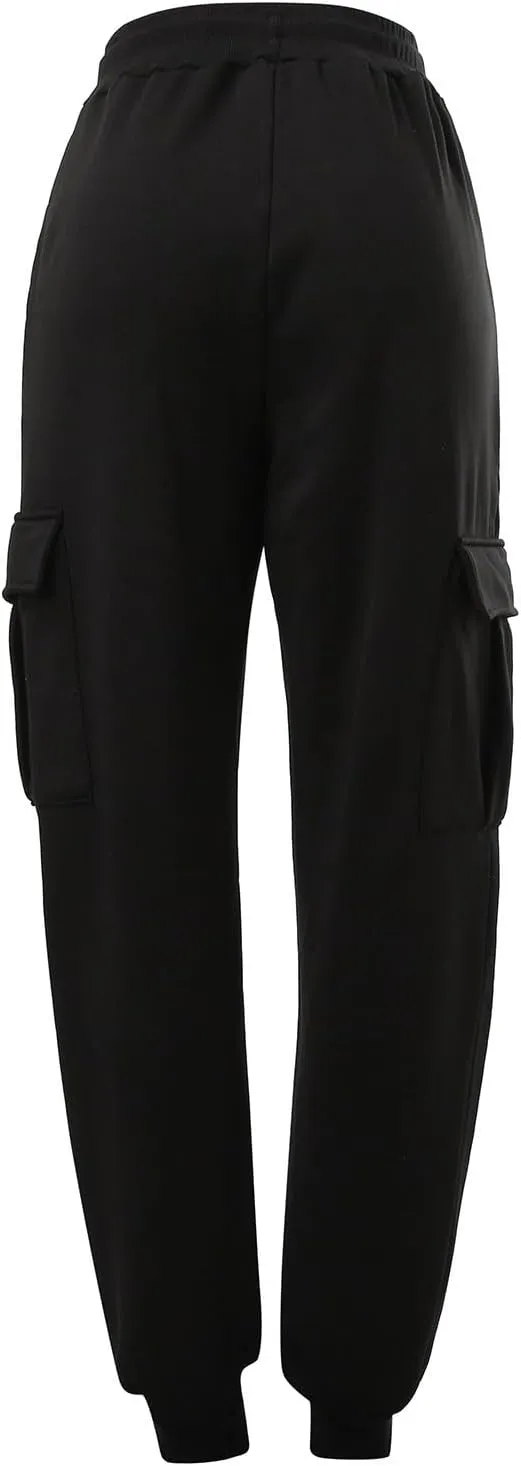 Cinch Bottom Sweatpants for Women Aesthetic Clothes Jogger High Waist Drawstring Loose Fit Lounge Trouser with Pockets