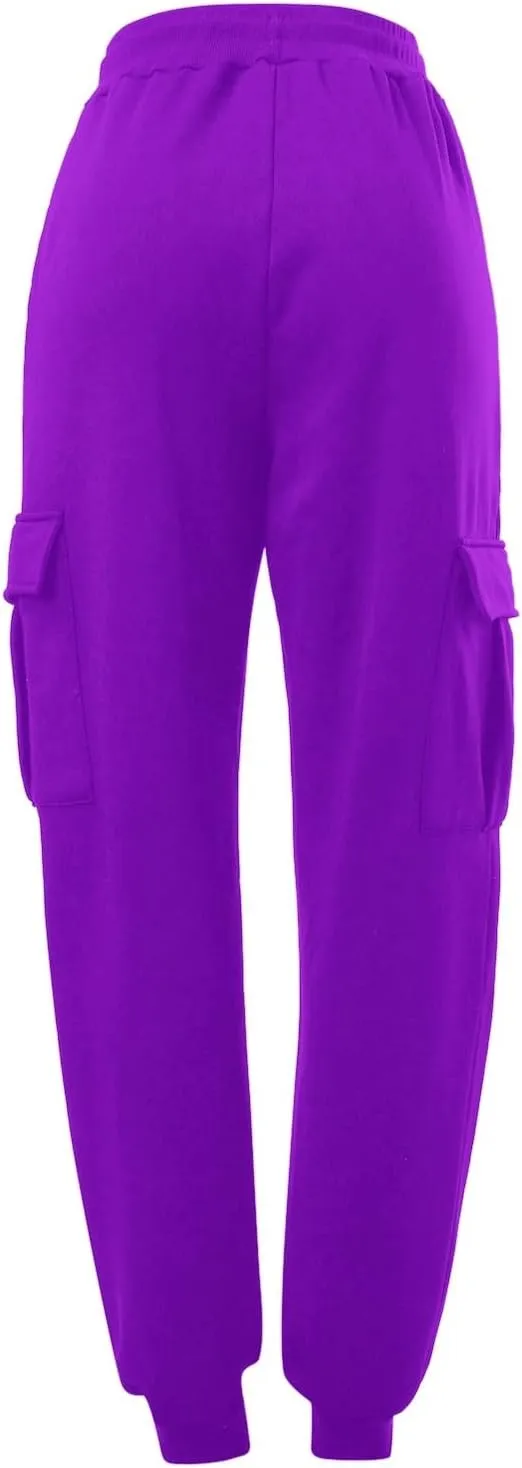 Cinch Bottom Sweatpants for Women Aesthetic Clothes Jogger High Waist Drawstring Loose Fit Lounge Trouser with Pockets