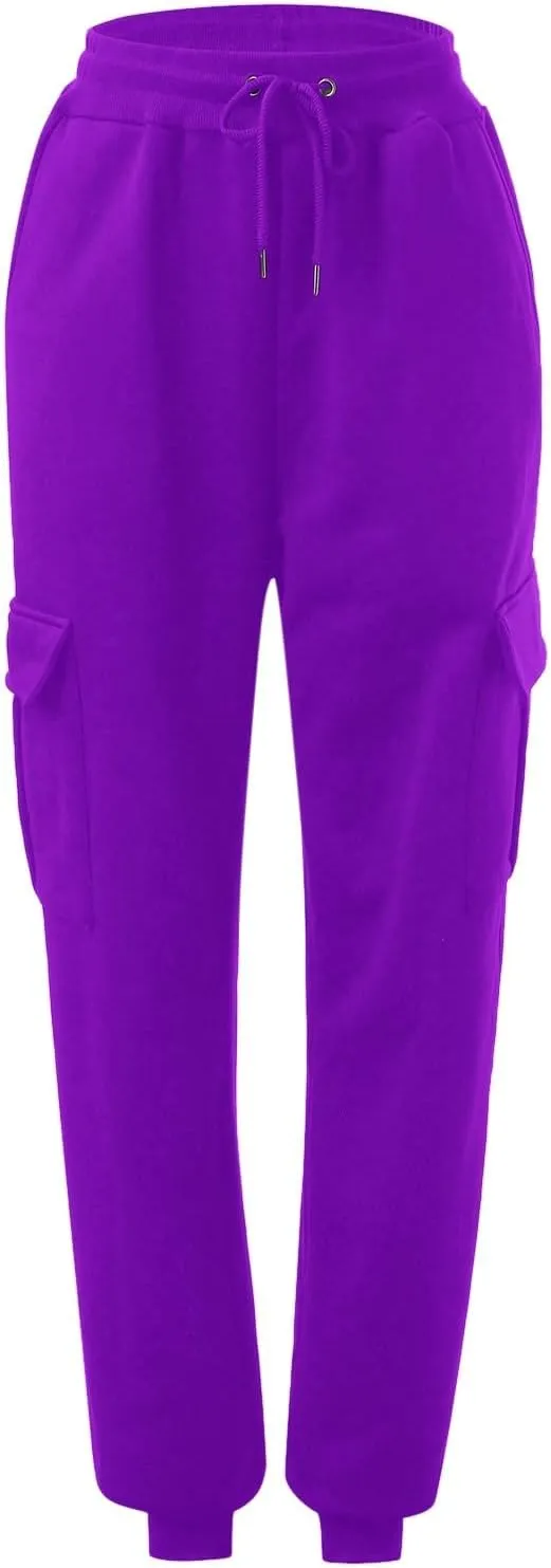 Cinch Bottom Sweatpants for Women Aesthetic Clothes Jogger High Waist Drawstring Loose Fit Lounge Trouser with Pockets