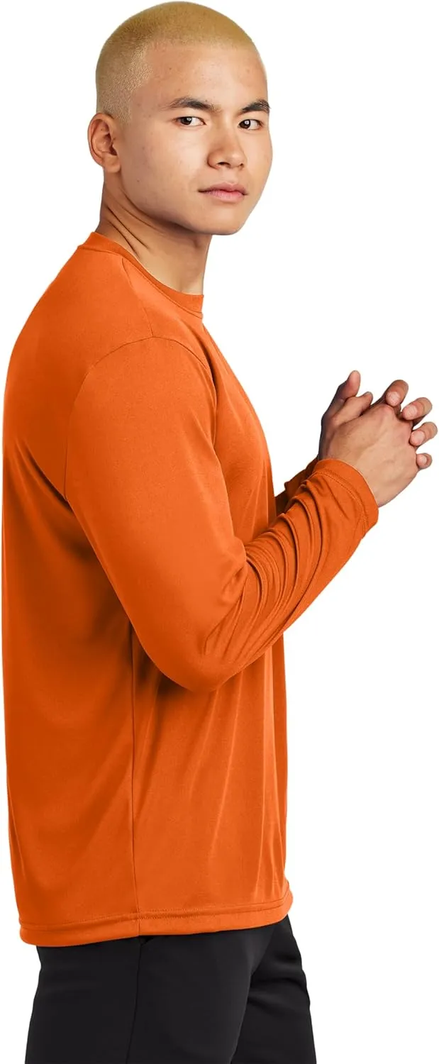 Clothe Co. Mens Long Sleeve Tee Shirts Moisture Wicking Dry Fit T-Shirts (Available in Big & Tall)