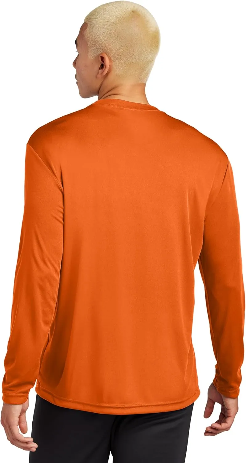 Clothe Co. Mens Long Sleeve Tee Shirts Moisture Wicking Dry Fit T-Shirts (Available in Big & Tall)