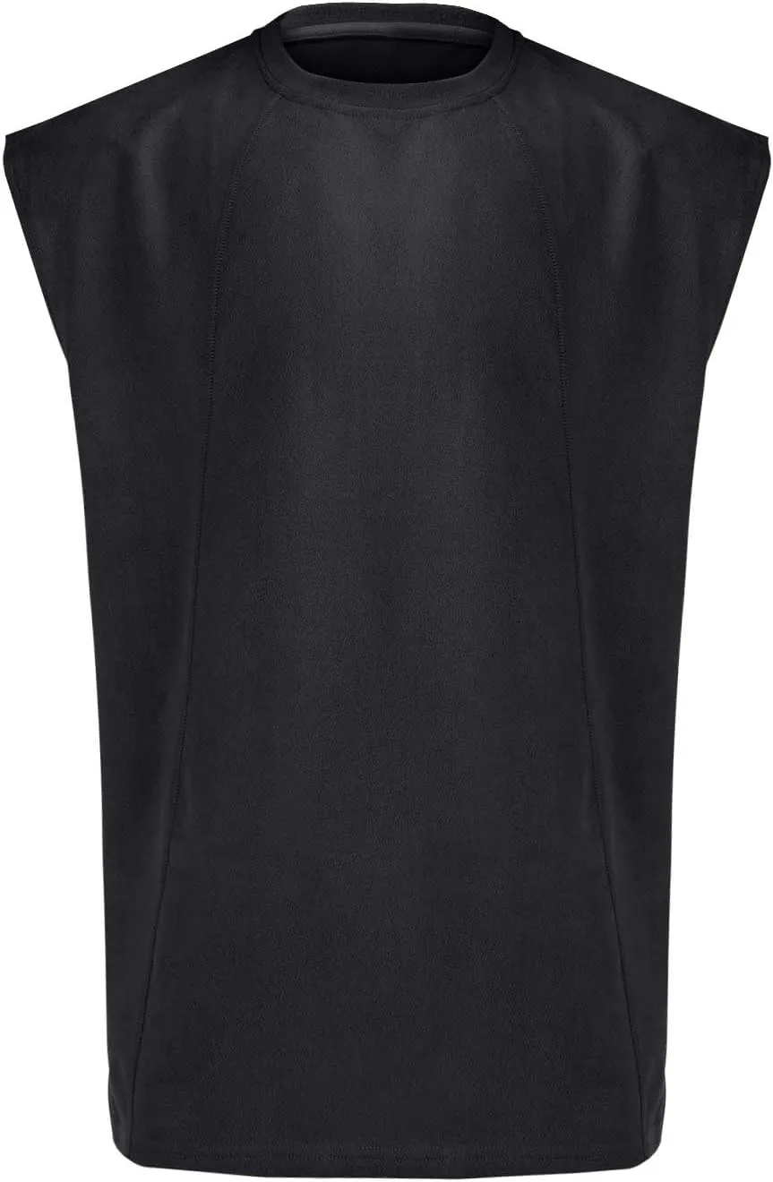 Cool Quick Dry Running Tunics Mens Athletic Sleeveless Tank Tops Gym Workout Muscle Outdoor Tees
