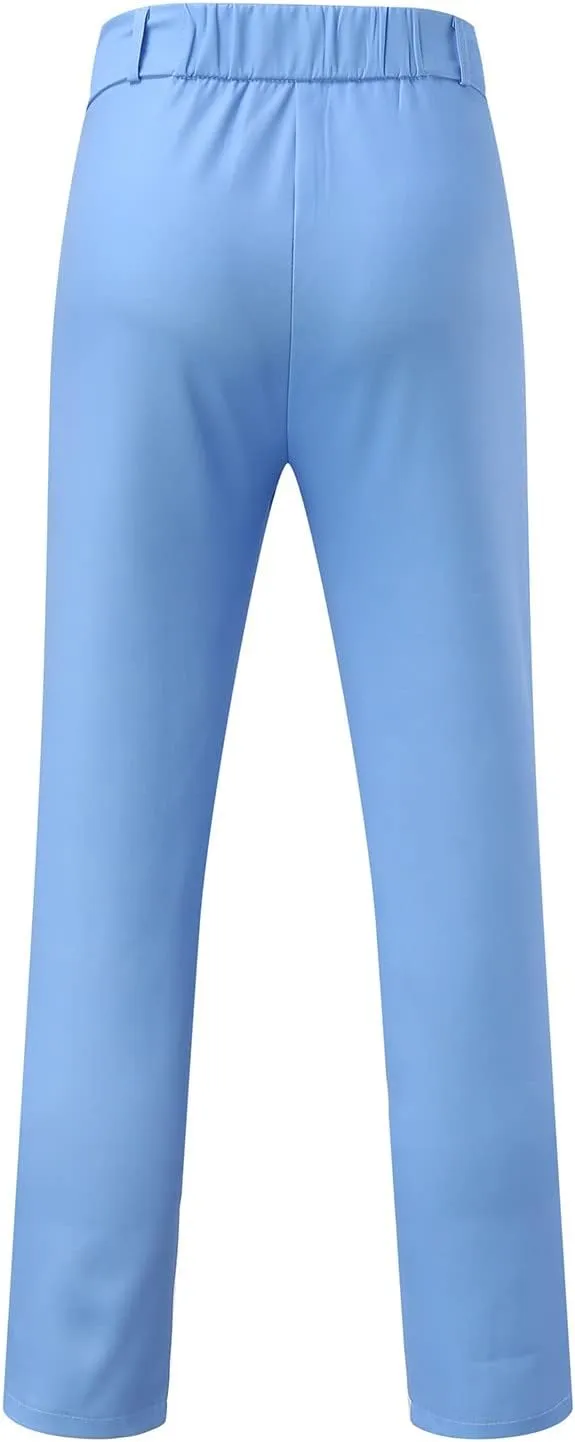 Dress Pants for Men Slim Fit Tapered Flat Front Suit Trousers Casual Skinny Stretch Business Clothes