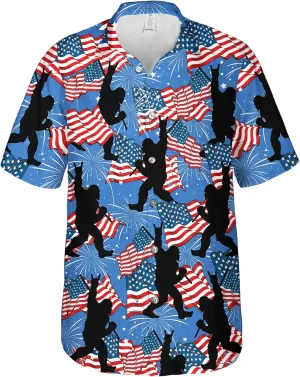 Hawaiian Shirt for Men Short Sleeve Funny Print Button Down Shirts