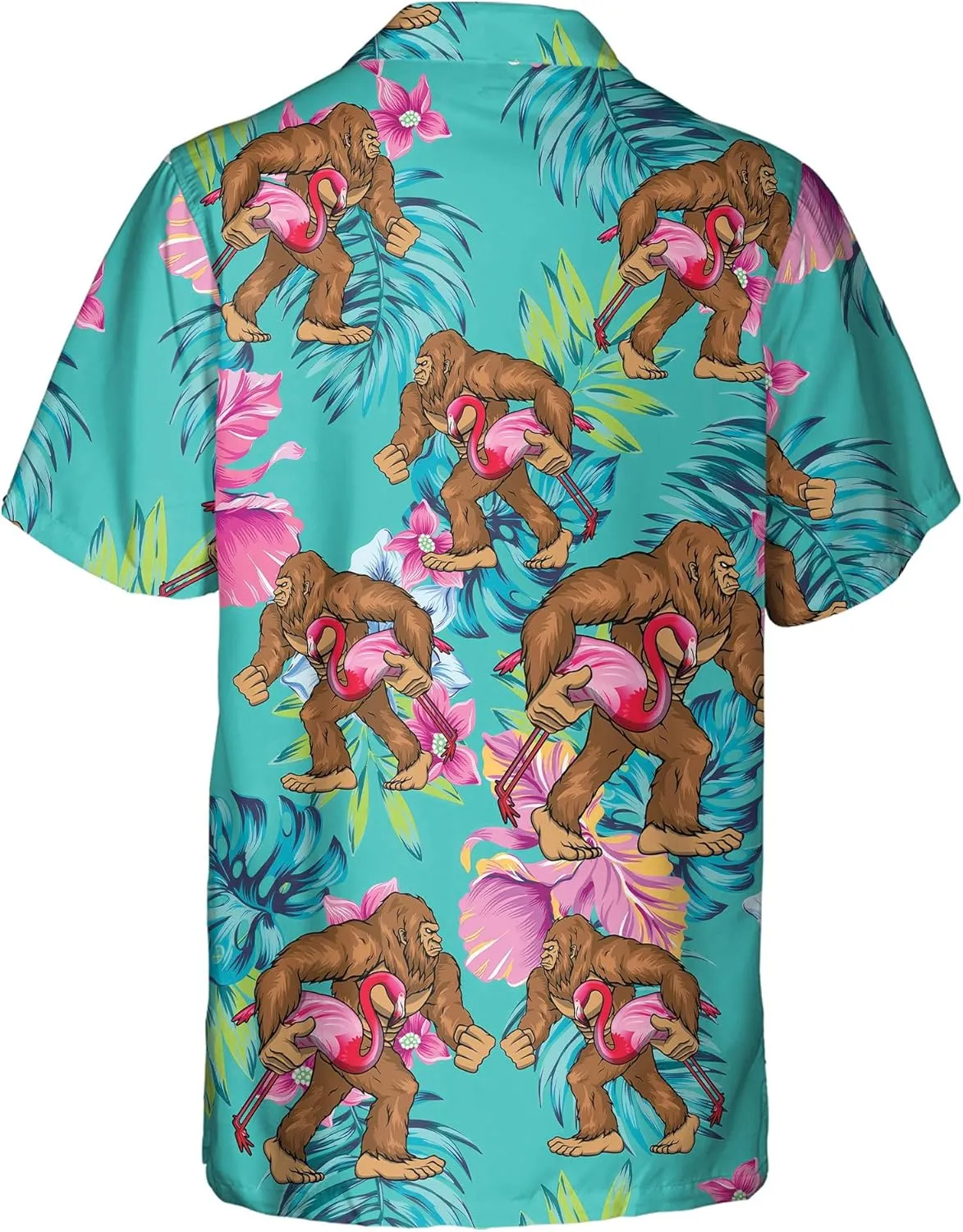 Hawaiian Shirt for Men Short Sleeve Funny Print Button Down Shirts