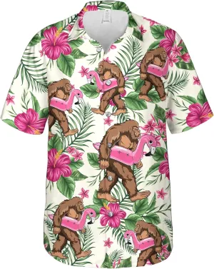 Hawaiian Shirt for Men Short Sleeve Funny Print Button Down Shirts