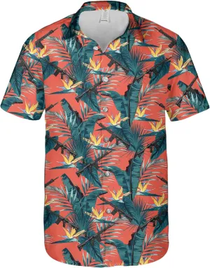 Hawaiian Shirt for Men Summer Funny Short Sleeve Aloha Button Down Shirts