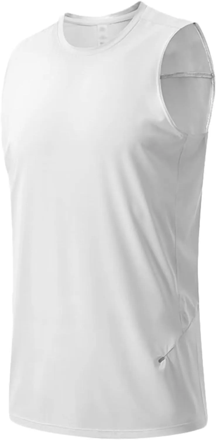 HNVAVQ Men's Tank Top,Sleeveless T-Shirt Vest Tops Quick Dry Gym Vest Tops Breathable Shirts