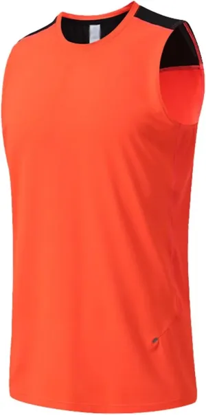 HNVAVQ Men's Tank Top,Sleeveless T-Shirt Vest Tops Quick Dry Gym Vest Tops Breathable Shirts