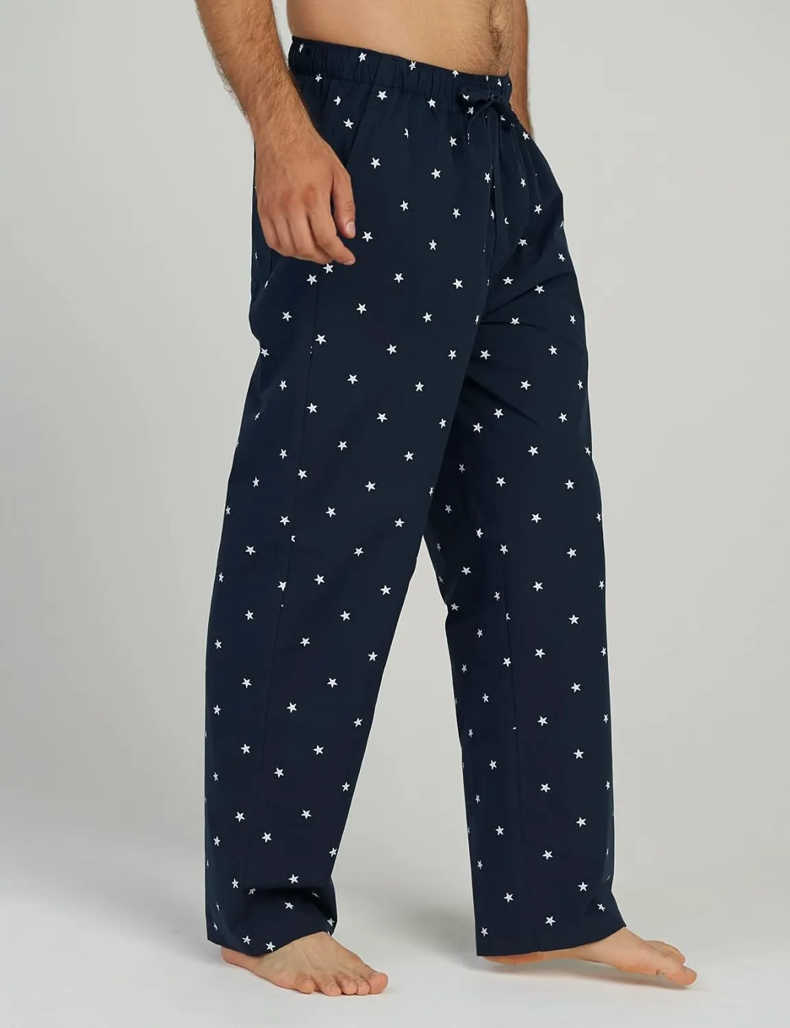 LAPASA Men's 100% Cotton Woven Plaid Pajama Pants Lounge Sleepwear Pj Lightweight Bottoms Soft Drawstring and Pockets M38