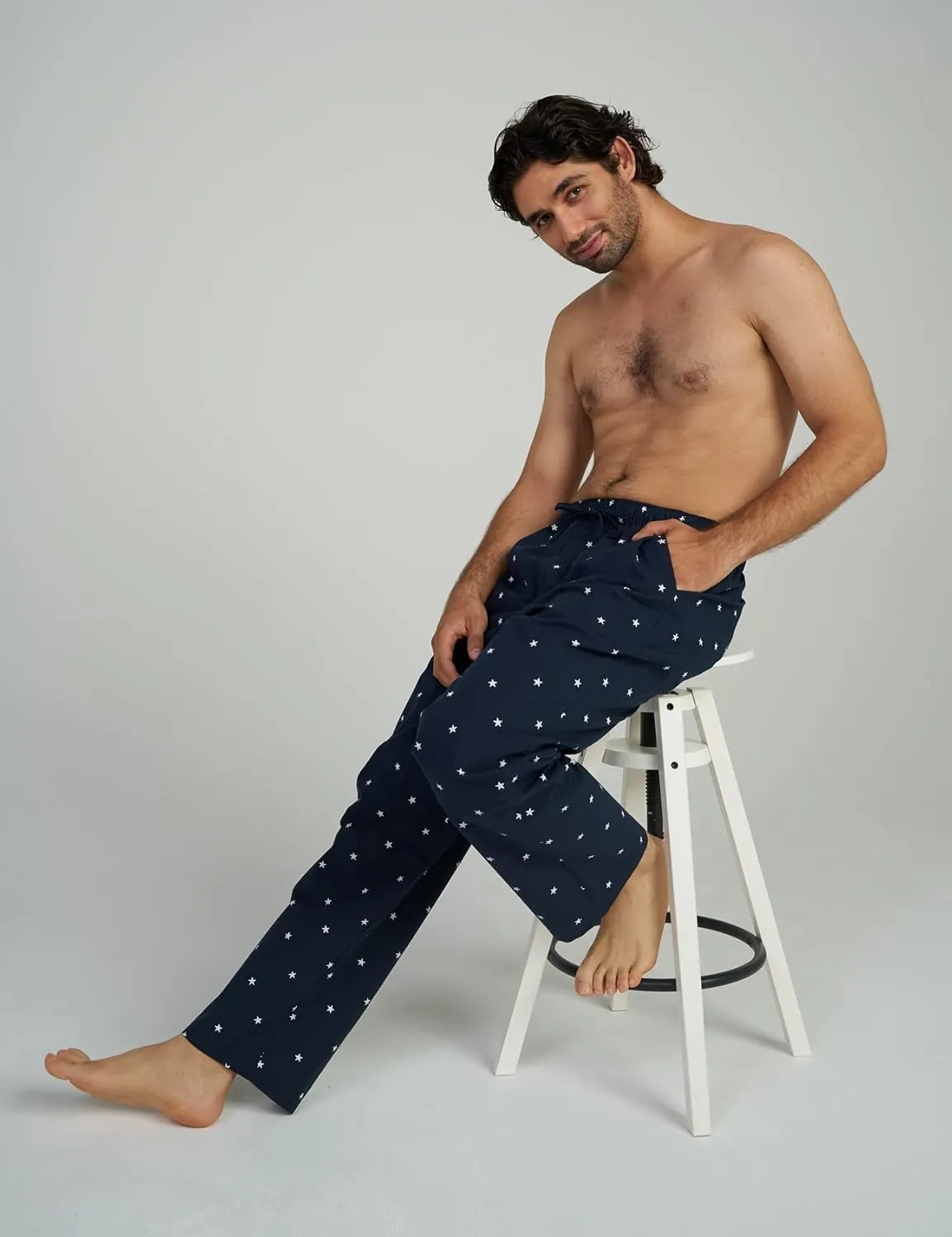 LAPASA Men's 100% Cotton Woven Plaid Pajama Pants Lounge Sleepwear Pj Lightweight Bottoms Soft Drawstring and Pockets M38