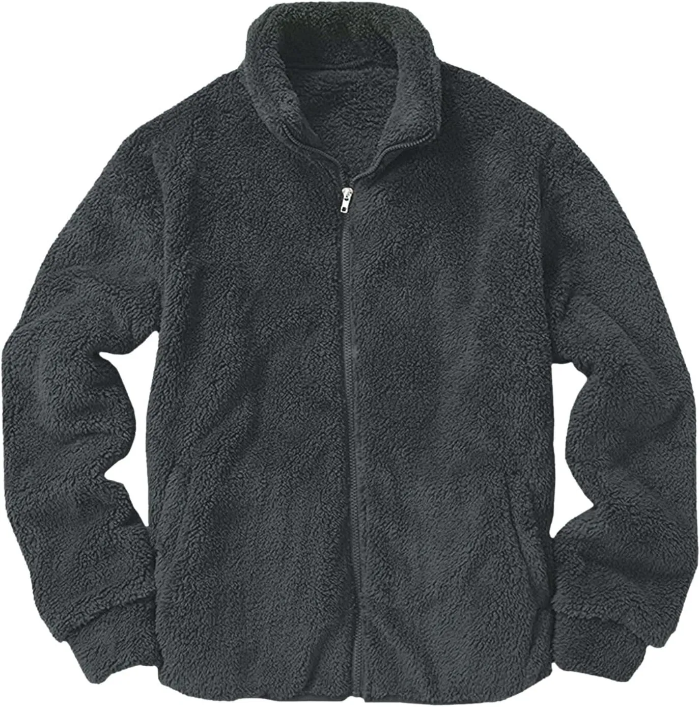 LCMTWX Men's Thick Thermal Winter Jacket Stand Collar Knitted Splice Sweater Coat Casual Cardigan Stylish Mens Puffer