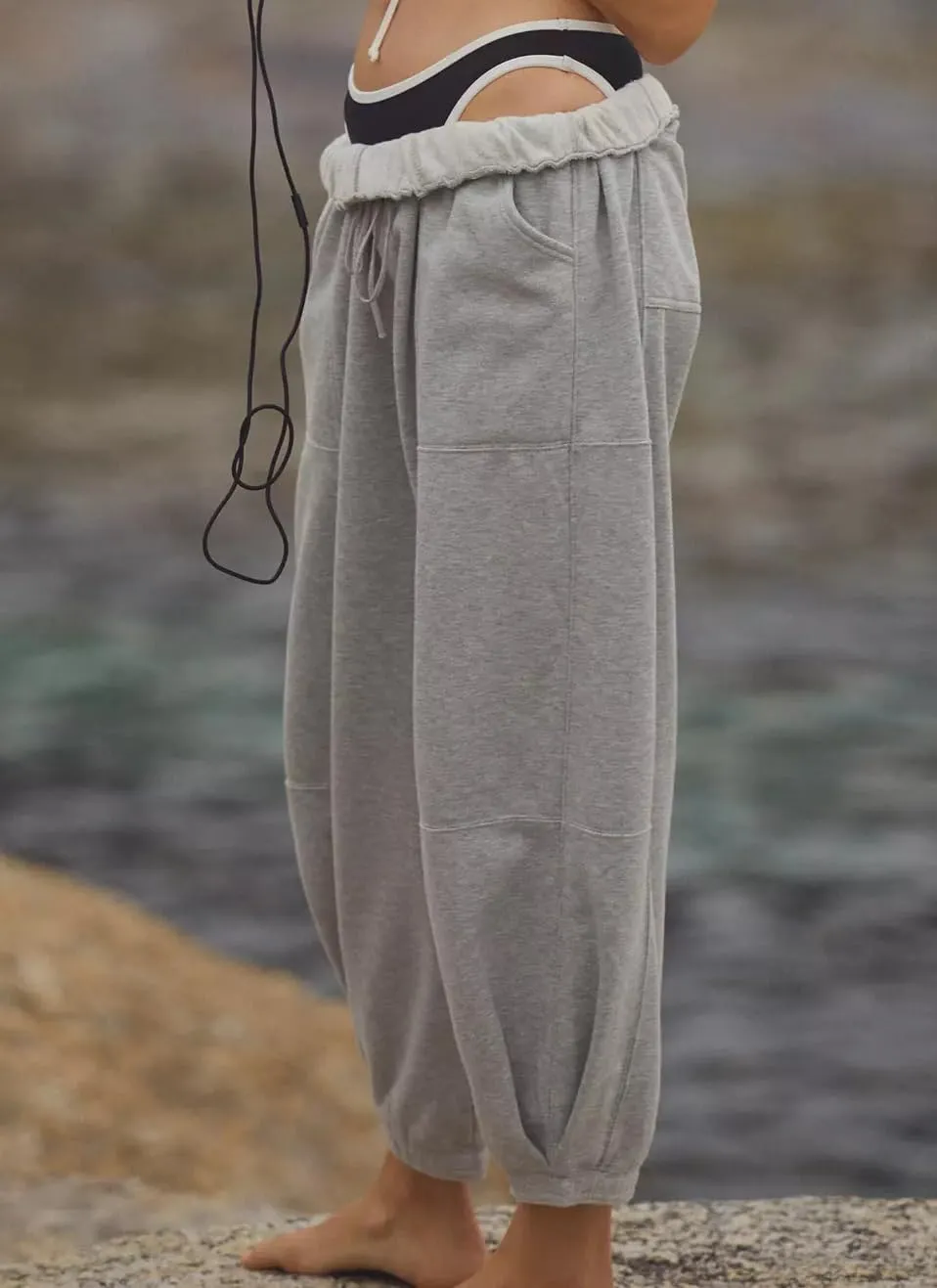 Leopard Pants Women Baggy Sweatpants Casual Fall Winter Cheetah Print Lounge Pants Trousers with Pockets