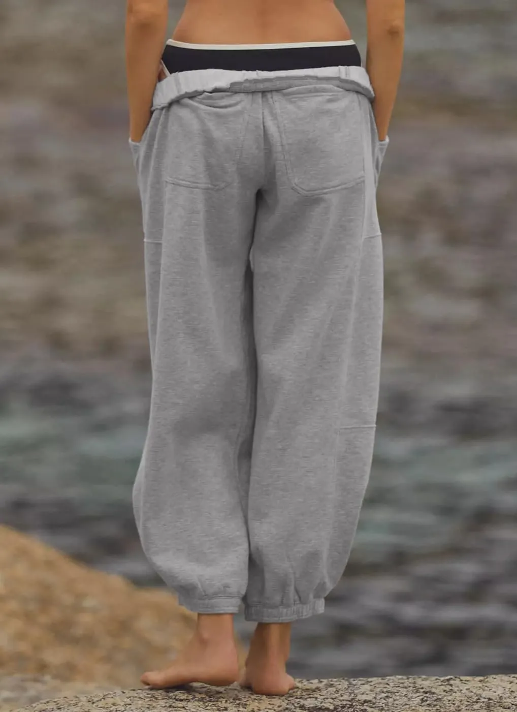 Leopard Pants Women Baggy Sweatpants Casual Fall Winter Cheetah Print Lounge Pants Trousers with Pockets