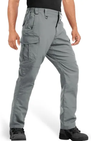 MAGCOMSEN Men's Tactical Pants 9 Pockets Ripstop, Water Repellent, Cargo Pants for Work, Hiking, Hunting(No Belt)