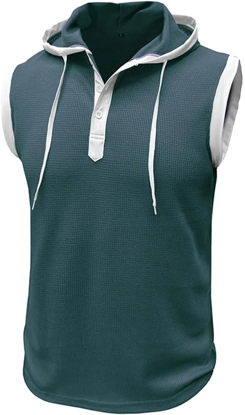 Men's Active Muscle Gym Tops Athletic Sleeveless Shirt Quick Dry Outdoor Bodybuilding Relaxed Fit Tees