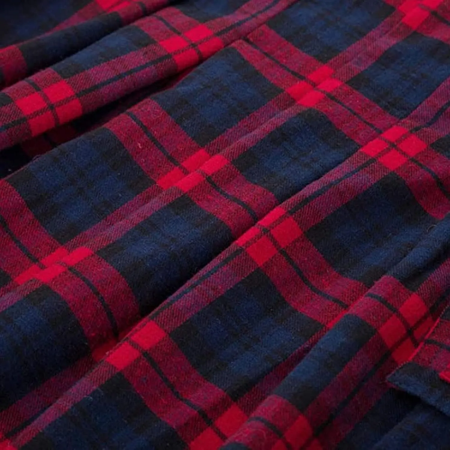 Men's Fashion Scottish Style Plaid Contrast Color Pocket Pleated Skirt Kilt for Men Irish Traditional Highland