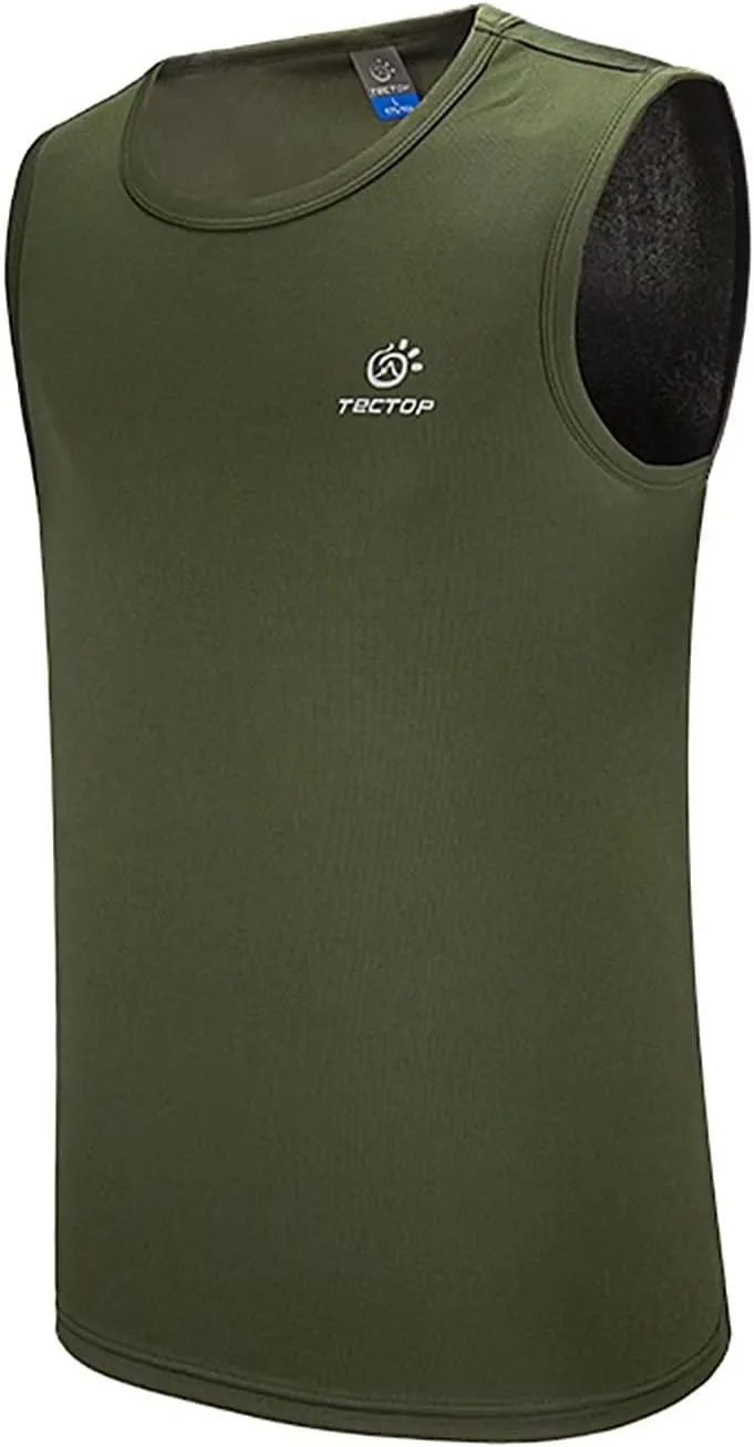 Men's Sports Tank Top Sleeveless Quick Dry Athletic Gym Shirts for Beach Running Workout