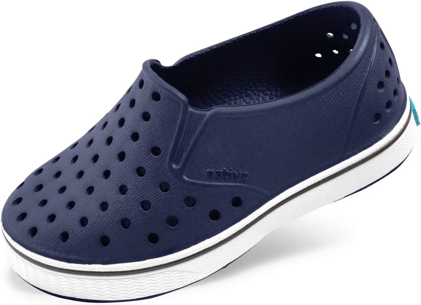 Native Shoes - Miles, Regatta Blue/Shell White, 6 M US Women/4 M US Men
