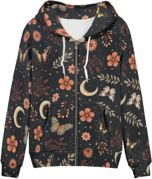 Plus Size Sweatshirts for Women XS-5XL Women's Athletic Jackets Hooded Sweatshirt Fall Outwear Coat