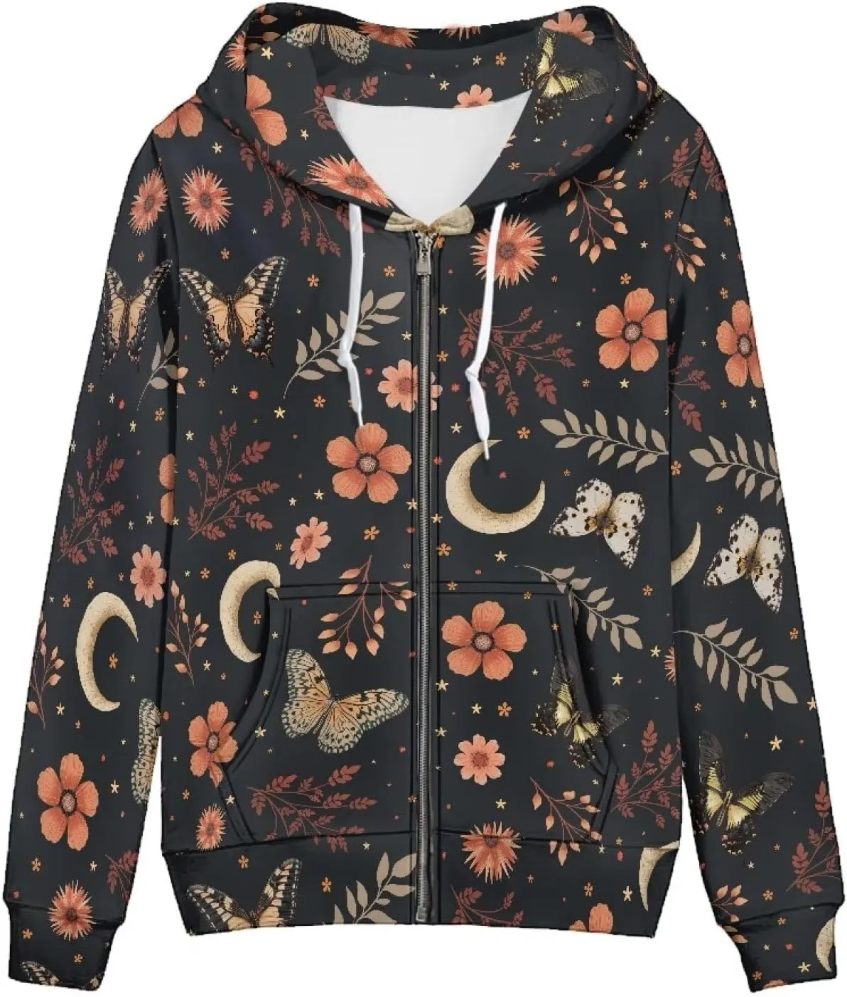 Plus Size Sweatshirts for Women XS-5XL Women's Athletic Jackets Hooded Sweatshirt Fall Outwear Coat