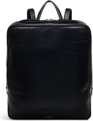 RADLEY London Greyfriars Garden 2.0 Womens Large Leather Zip Around Backpack, Black