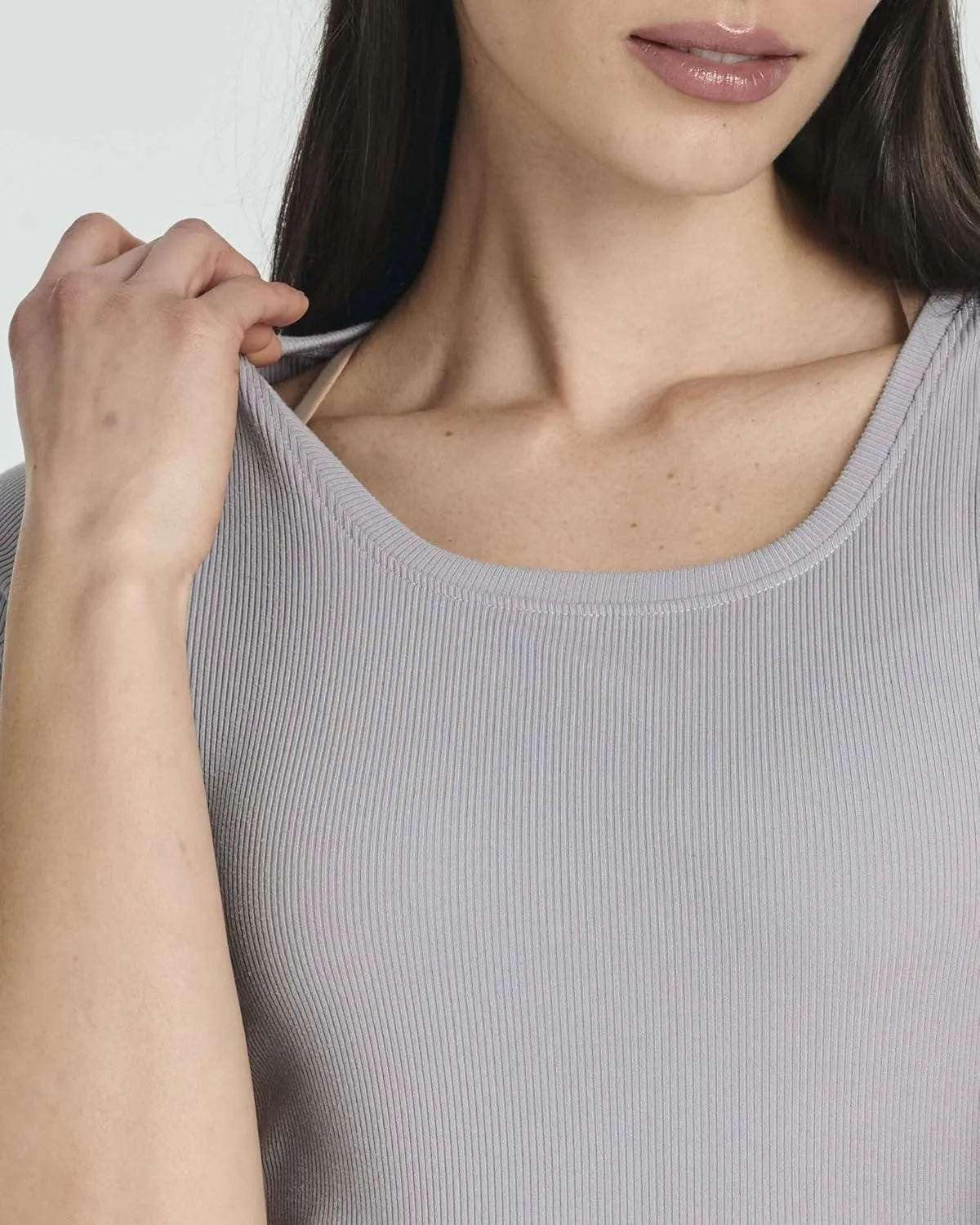 Real Essentials 3 Pack: Women's Mini Short Sleeve Dress Ribbed Scoop Neck Summer Casual Slim Fit T-Shirt Solid Color