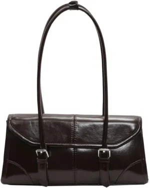 Retro Top Handle Bags for Women Leather Shoulder Tote Bag Underarm Handbags Designer Satchel Purse for Work Travel 2025