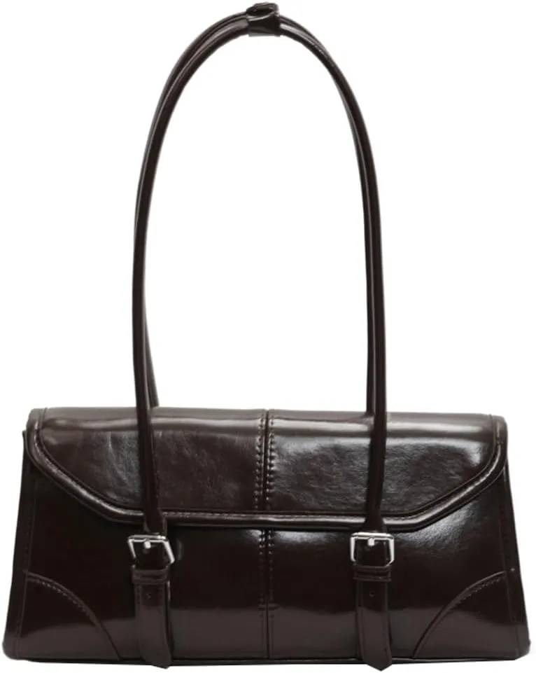 Retro Top Handle Bags for Women Leather Shoulder Tote Bag Underarm Handbags Designer Satchel Purse for Work Travel 2025