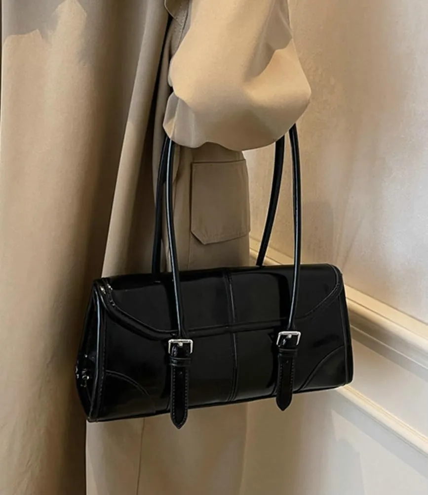 Retro Top Handle Bags for Women Leather Shoulder Tote Bag Underarm Handbags Designer Satchel Purse for Work Travel 2025