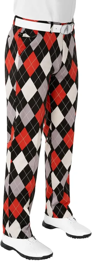 Royal & Awesome Mens Golf Pants, Golf Pants Men Relaxed Fit, Plaid Pants Men