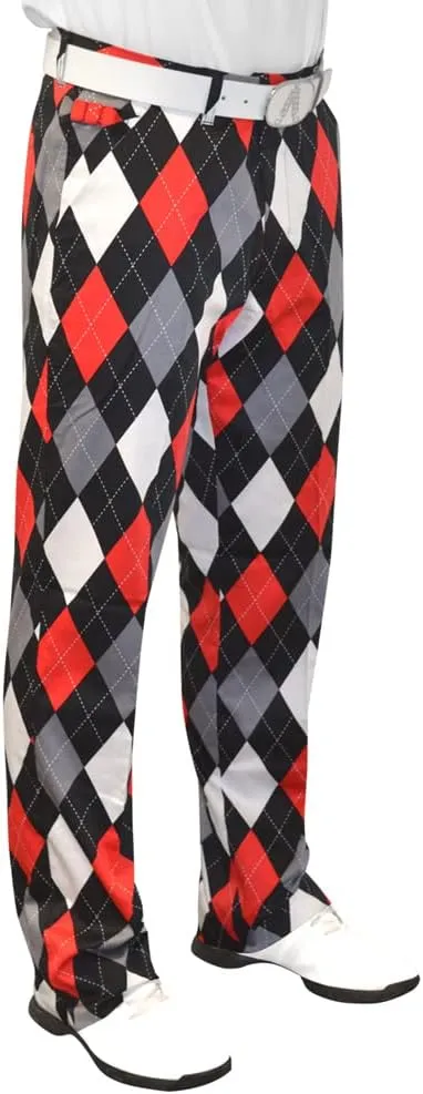 Royal & Awesome Mens Golf Pants, Golf Pants Men Relaxed Fit, Plaid Pants Men