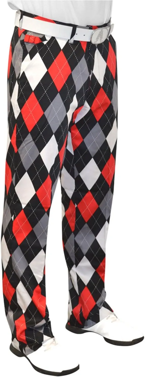 Royal & Awesome Mens Golf Pants, Golf Pants Men Relaxed Fit, Plaid Pants Men
