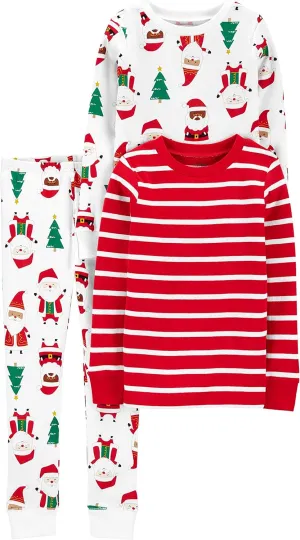 Simple Joys by Carter's Baby 3-Piece Snug-fit Cotton Holiday Pajama Set