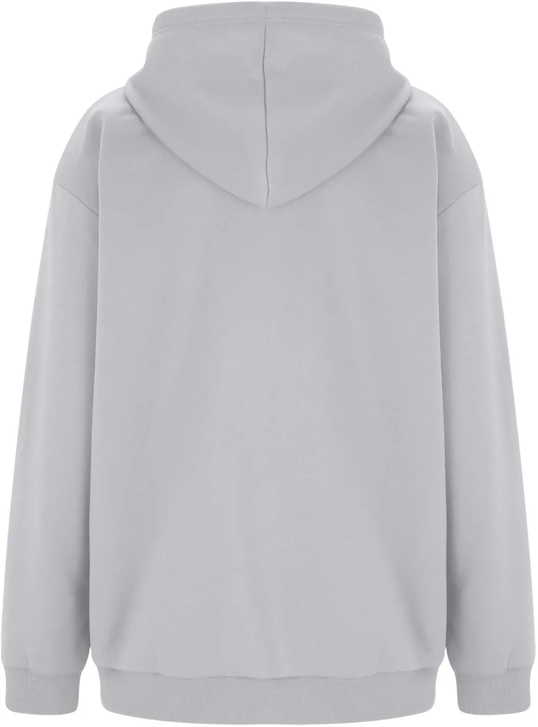 slqdgmryz Zip Up Hoodie Women Drawstring Oversized Sweatshirt Zipped Cute Hoodies Y2k Workout Fleece Jacket with Pockets