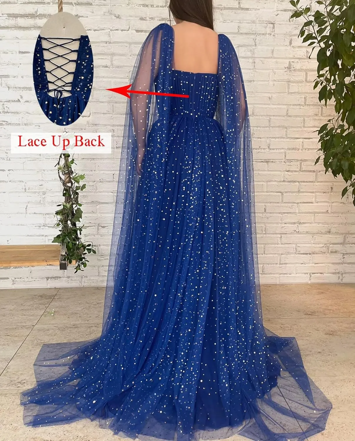 Sparkle Starry Tulle Prom Dresses 2025 Long Sleeve Ball Gown Sweetheart A-line Formal Evening Gowns with Pockets