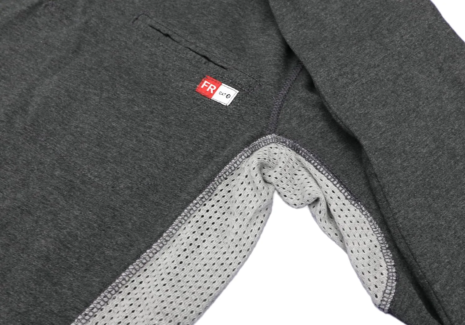 TICOMELA FR Shirts for Men 6oz Flame Retardant Mesh Breathable T-Shirt NFPA2112 Fire Retardant Henley Shirts