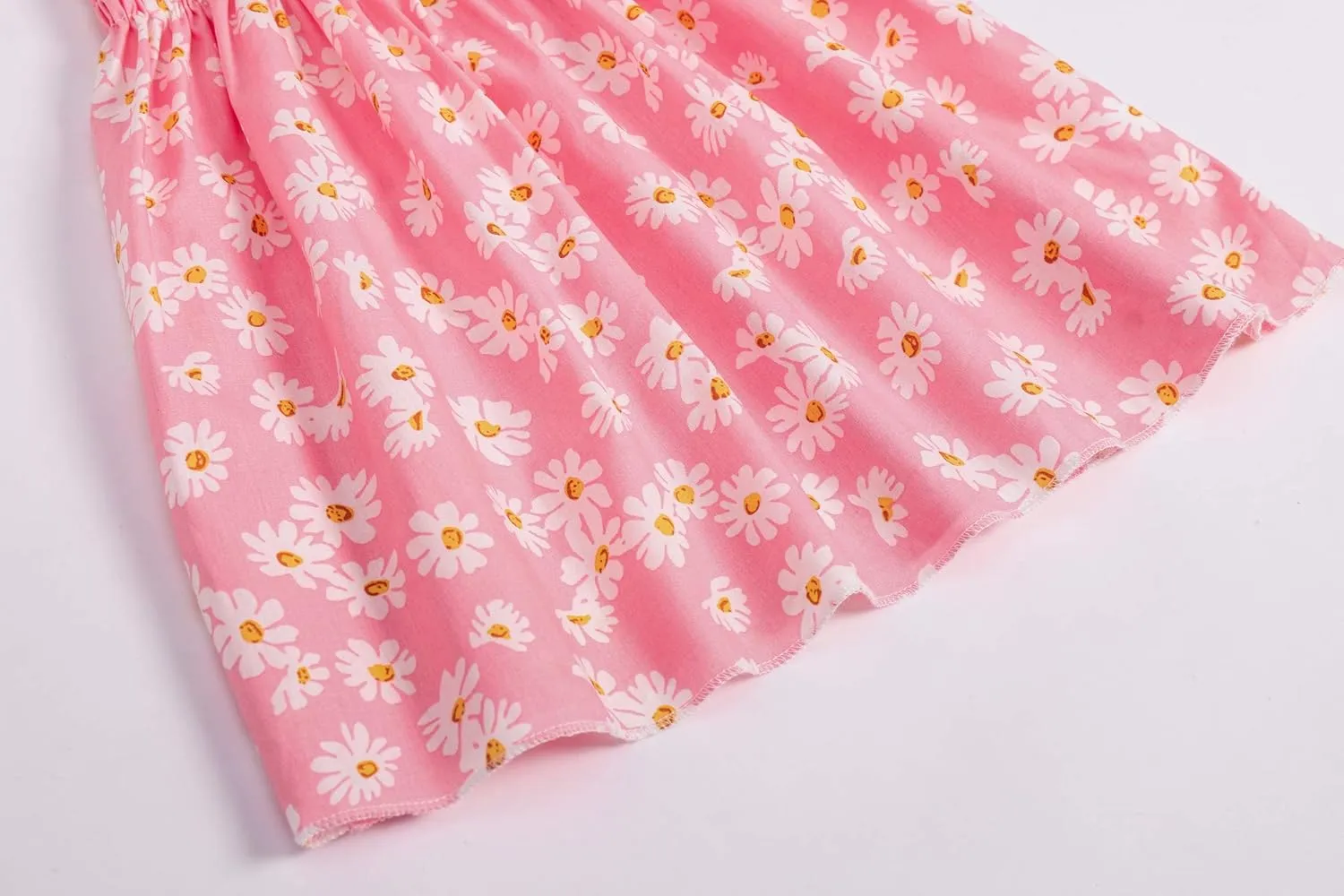 Toddler Baby Girl Summer Outfit Sunflower Dino Dresses Butterfly Princess Sundress Age 1-6 Years