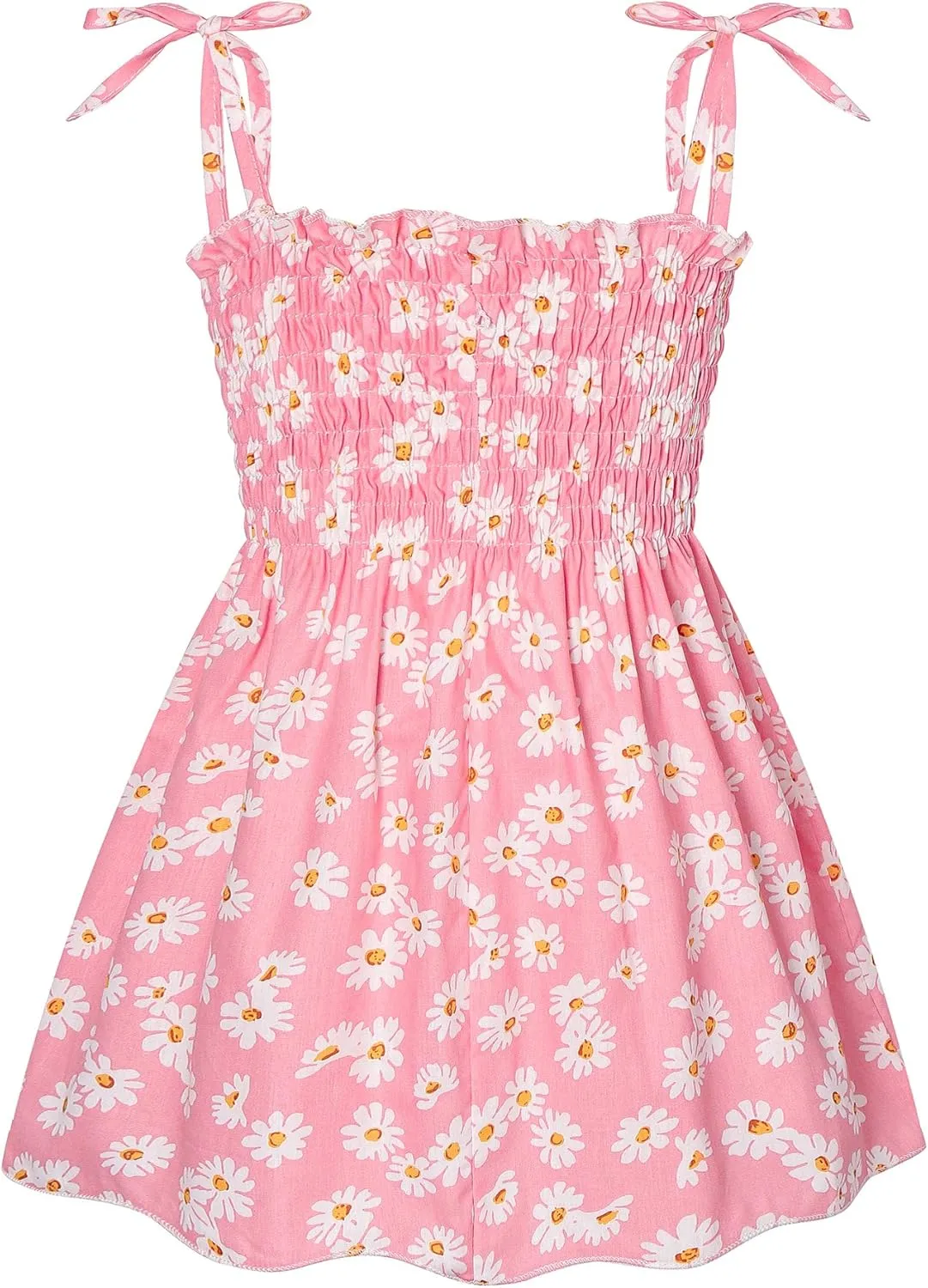 Toddler Baby Girl Summer Outfit Sunflower Dino Dresses Butterfly Princess Sundress Age 1-6 Years
