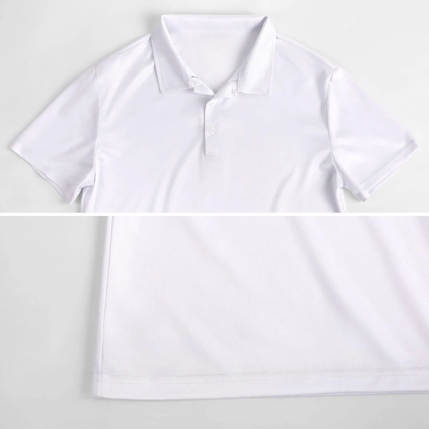 Unicorm Flames And Moon Mens Polo Shirts Quick Dry Short Sleeve T-shirts Slim Tennis Collared Tees Tops