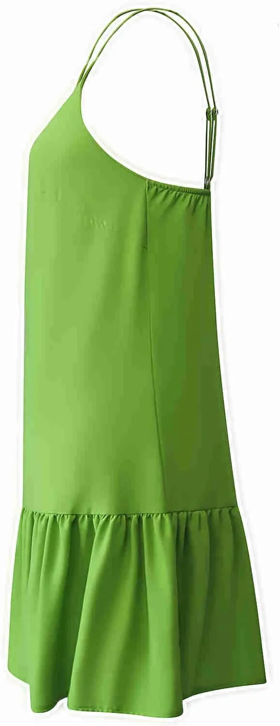 Watoriwa Women's Bohemian Print Dress - V-Neck,Loose Sleeveless, Spaghetti Strap Sundress & Coverup for Summer 2025