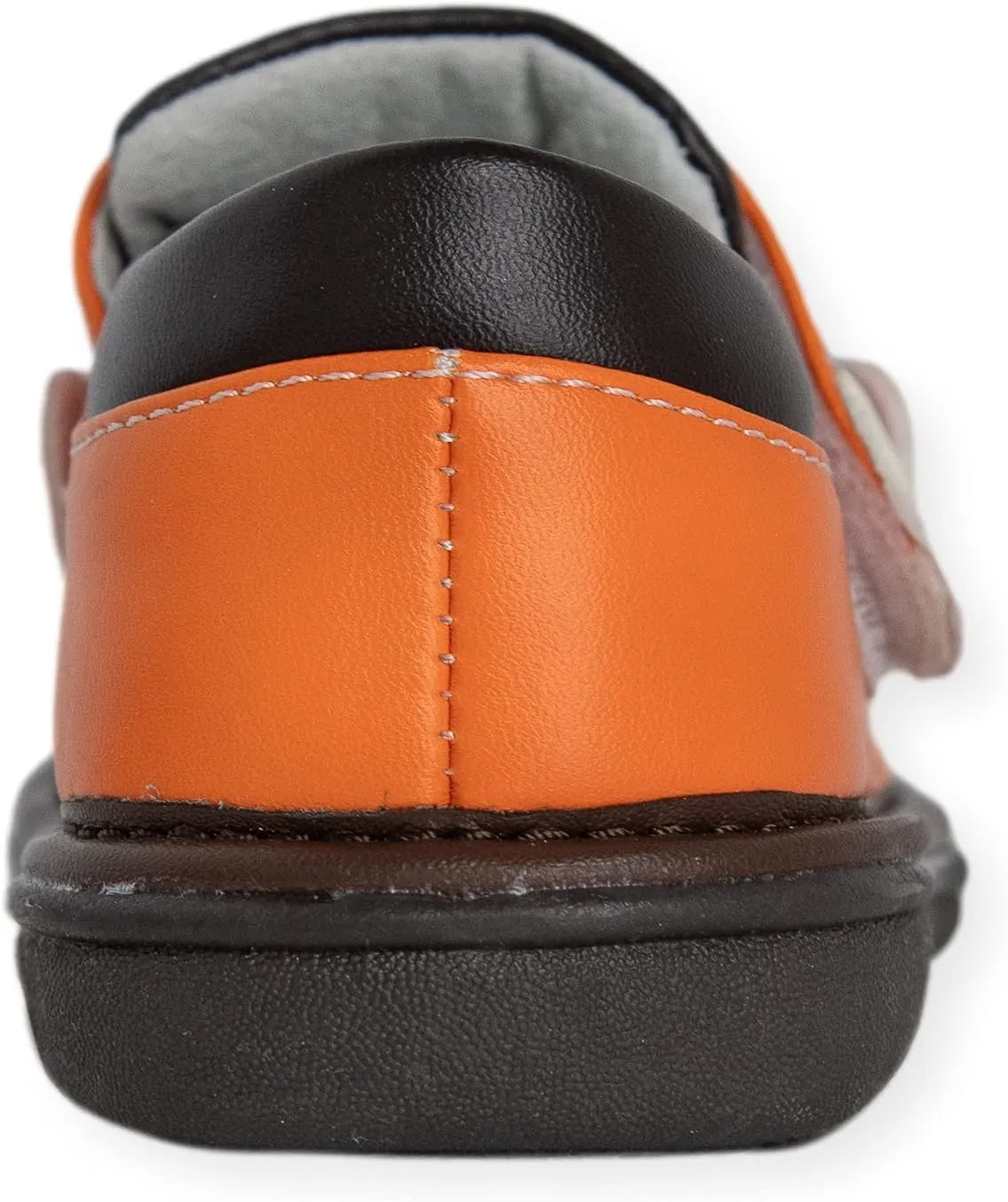 Wee Squeak Toddler Squeaky Shoes Fox Orange
