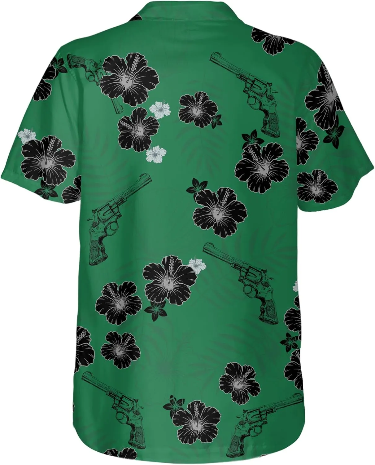 Western Hawaiian Shirt for Men Short Sleeve Cowboy Texas Funny Button Down Shirts