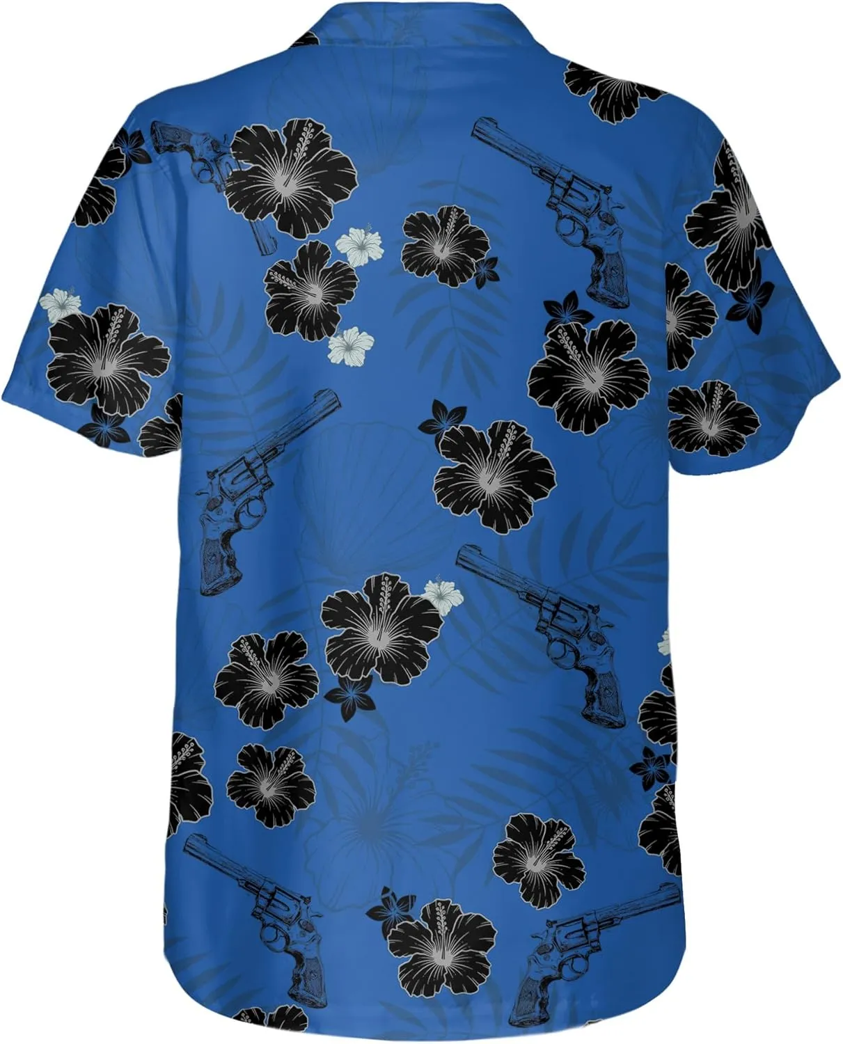 Western Hawaiian Shirt for Men Short Sleeve Cowboy Texas Funny Button Down Shirts